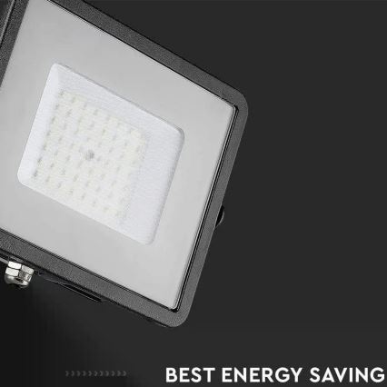 LED Reflektor SAMSUNG CHIP LED/50W/230V 3000K IP65 černá