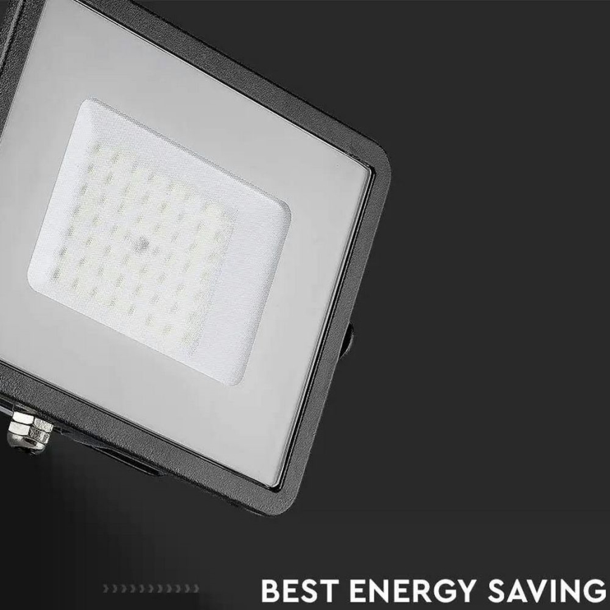 LED Reflektor SAMSUNG CHIP LED/50W/230V 3000K IP65 černá