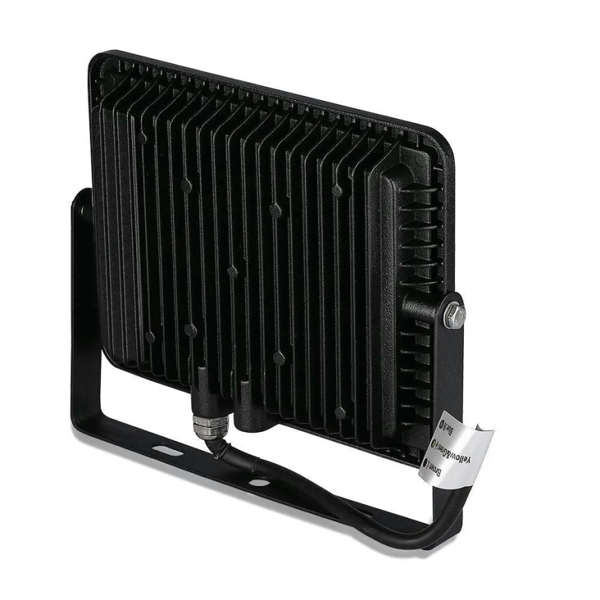 LED Reflektor SAMSUNG CHIP LED/50W/230V 3000K IP65 černá