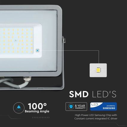 LED Reflektor SAMSUNG CHIP LED/50W/230V 3000K IP65