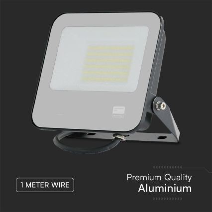 LED Reflektor SAMSUNG CHIP LED/50W/230V 6500K IP65 černá