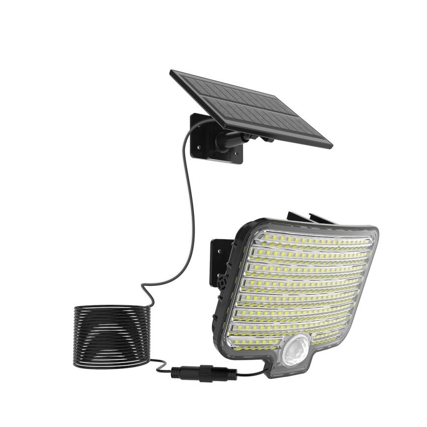 LED Reflektor se senzorem a solárním panelem ALEX LED/5,5W/3,7V 1200 mAh IP44