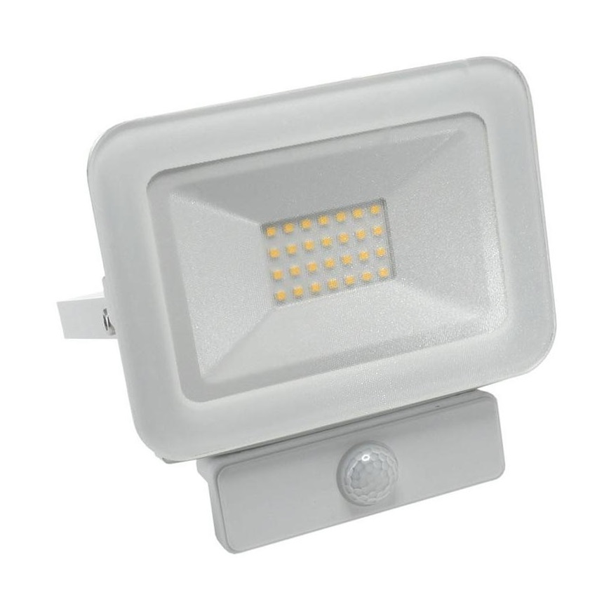 LED Reflektor se senzorem LED/20W/265V 1800lm bílá IP65