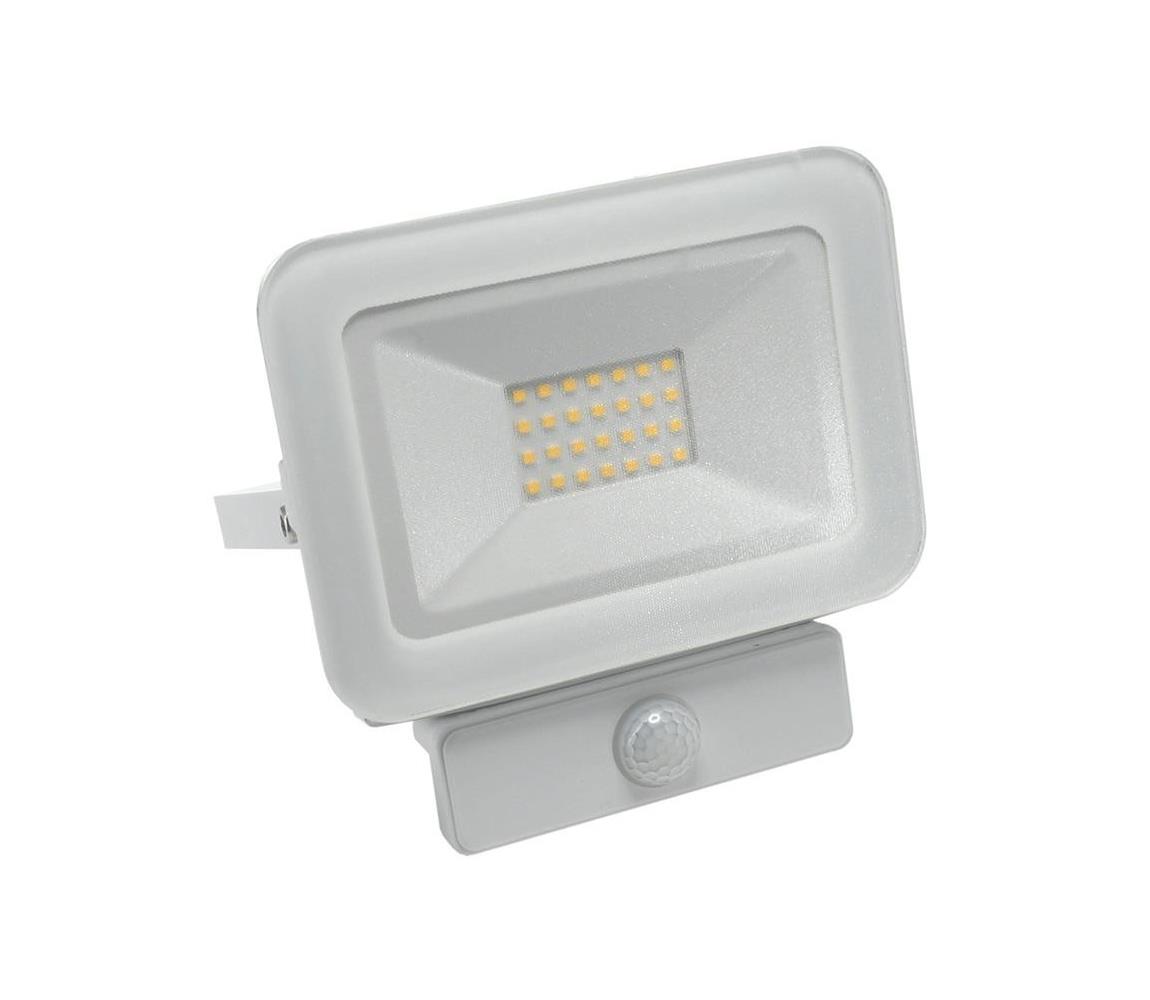 NEDES LED Reflektor se senzorem LED/20W/265V 1800lm bílá IP65 ND3224