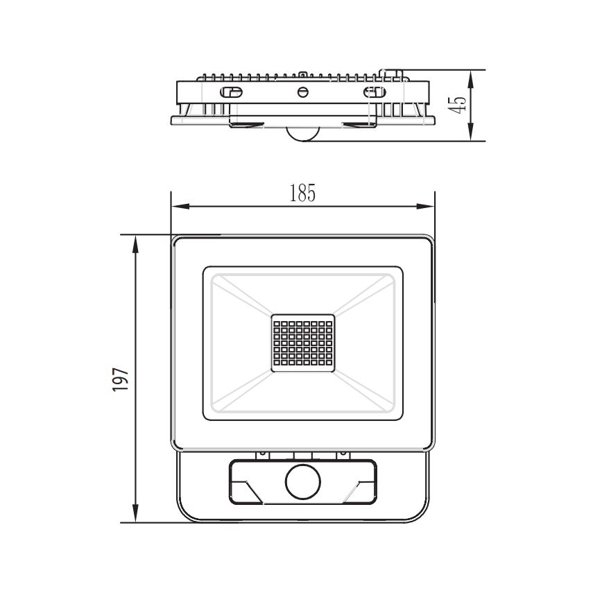 LED Reflektor se senzorem LED/30W/230V IP54