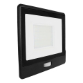 LED Reflektor se senzorem LED/50W/230V 4000K IP65 černá