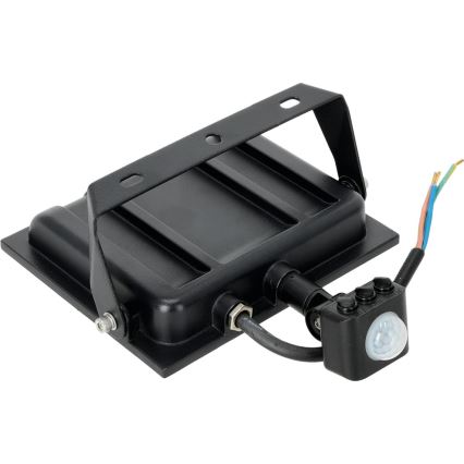 LED Reflektor se senzorem LED/50W/230V 6500K IP44 černá