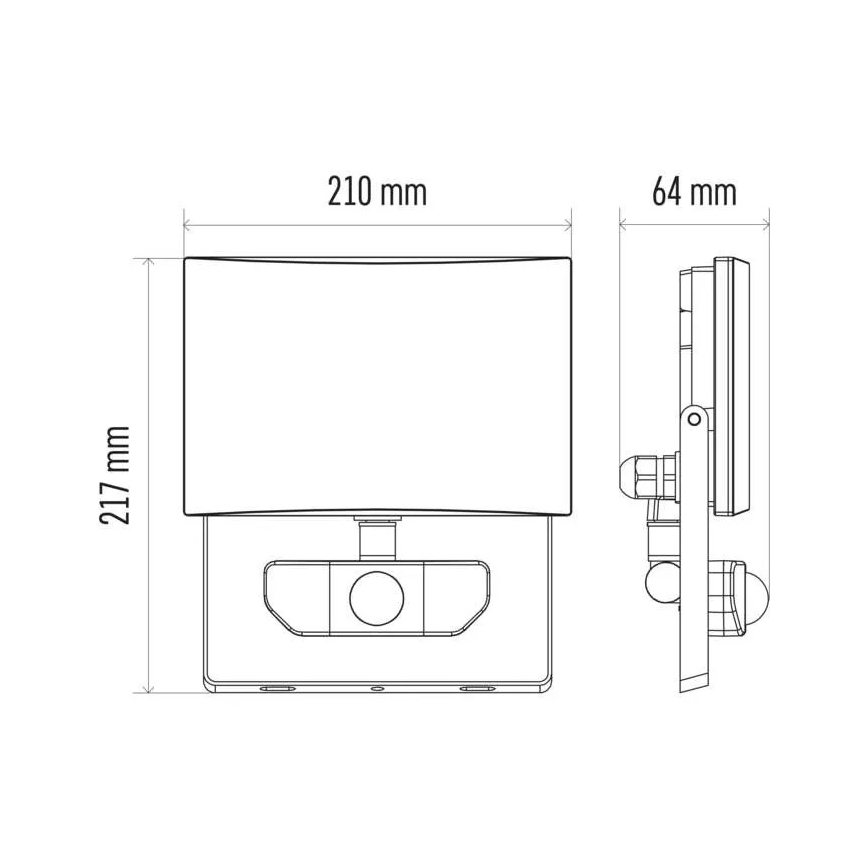 LED Reflektor se senzorem LED/51W/230V IP54