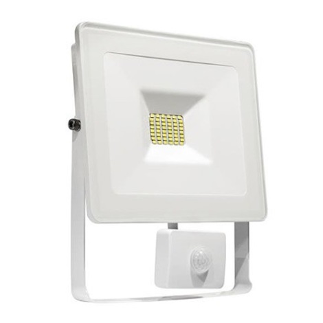LED Reflektor se senzorem NOCTIS LUX LED/20W/230V IP44 bílá 