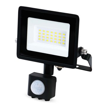 LED Reflektor se senzorem pohybu a soumraku do zásuvky LED/20W/230V IP44