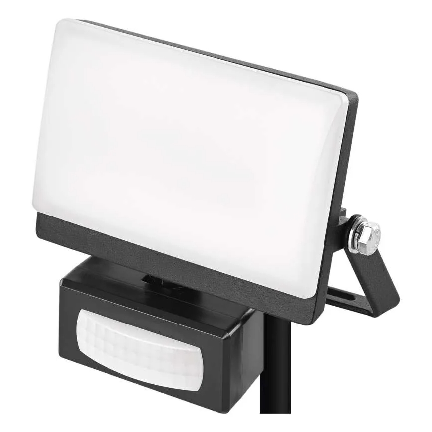 LED Reflektor se senzorem pohybu a soumraku TAMBO EVO LED/10W/230V 4000K IP44 černá
