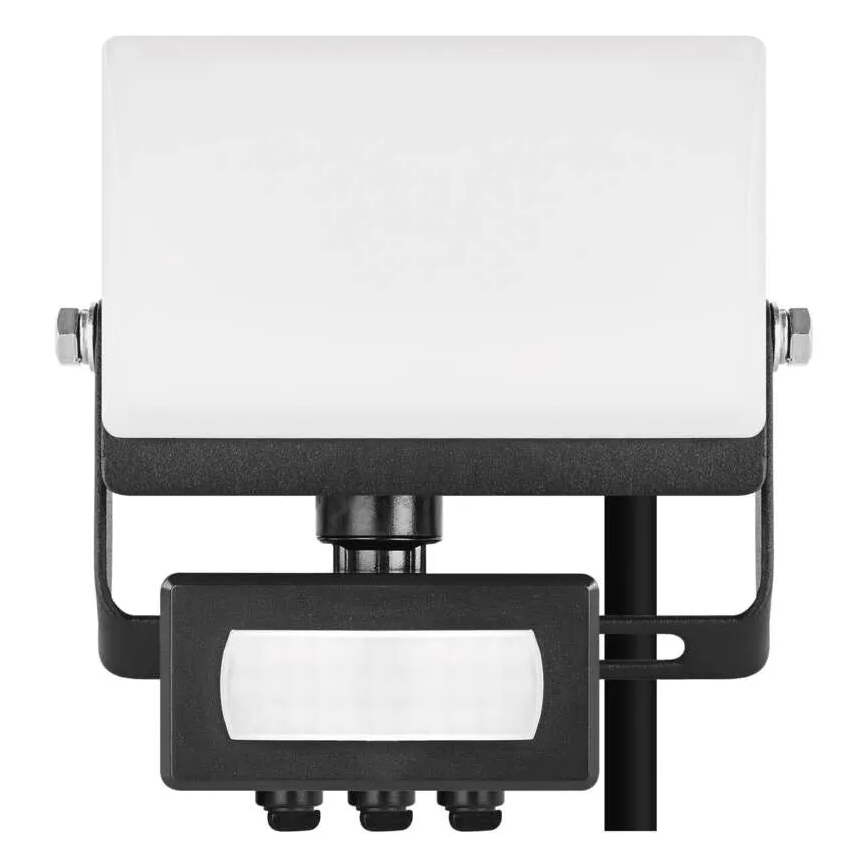 LED Reflektor se senzorem pohybu a soumraku TAMBO EVO LED/10W/230V 4000K IP44 černá