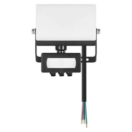 LED Reflektor se senzorem pohybu a soumraku TAMBO EVO LED/10W/230V 4000K IP44 černá