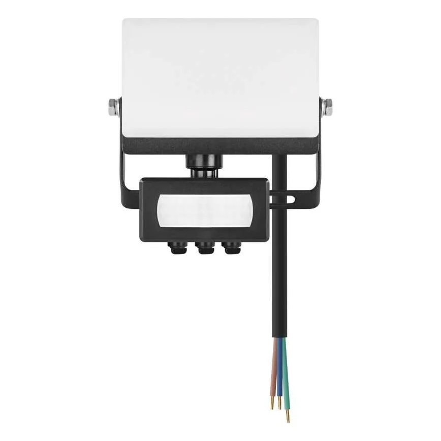 LED Reflektor se senzorem pohybu a soumraku TAMBO EVO LED/10W/230V 4000K IP44 černá
