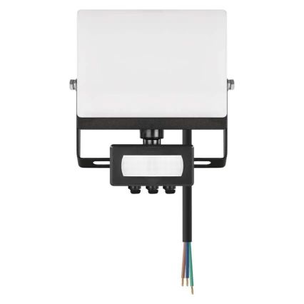LED Reflektor se senzorem pohybu a soumraku TAMBO EVO LED/20W/230V 4000K IP44 černá