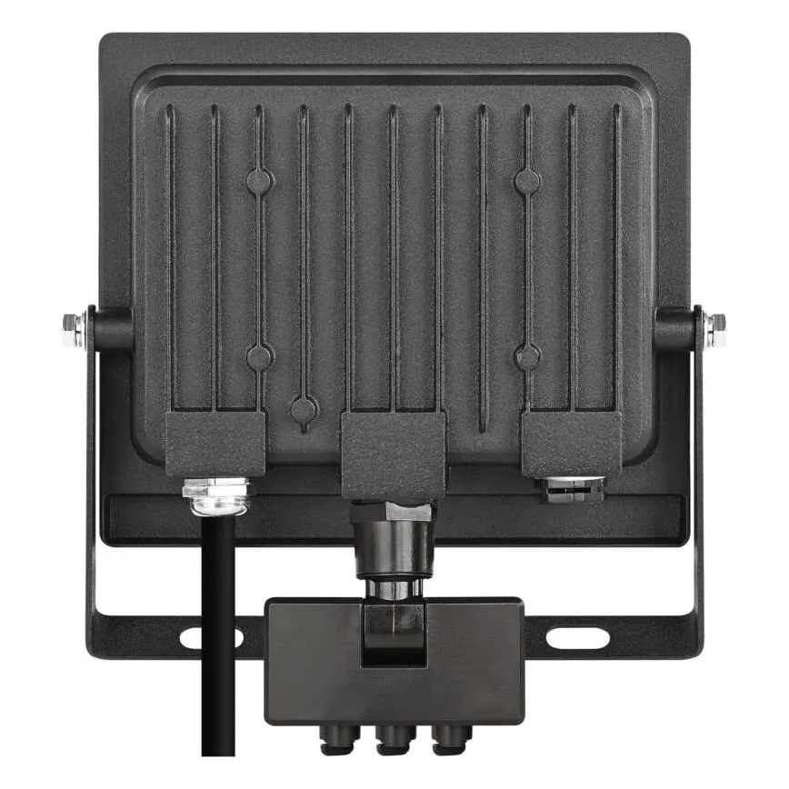 LED Reflektor se senzorem pohybu a soumraku TAMBO EVO LED/30W/230V 4000K IP44 černá
