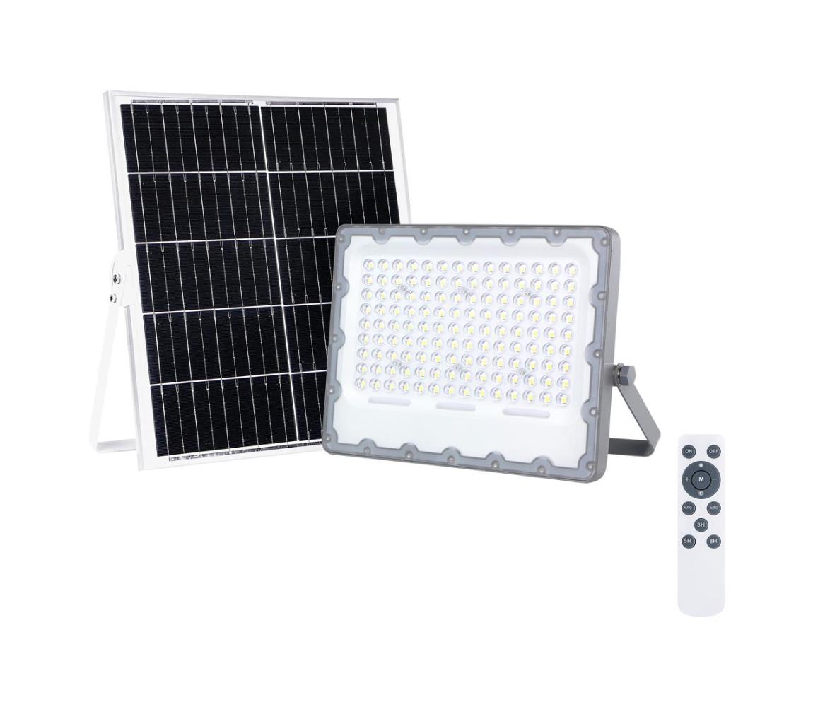  LED Reflektor se solárním panelem FOCUS 100W/15000 mAh 3,2V 6000K IP65 + DO 