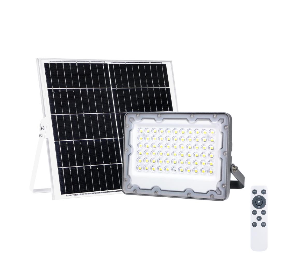  LED Reflektor se solárním panelem FOCUS 60W/10000 mAh 3,2V 6000K IP65 + DO 
