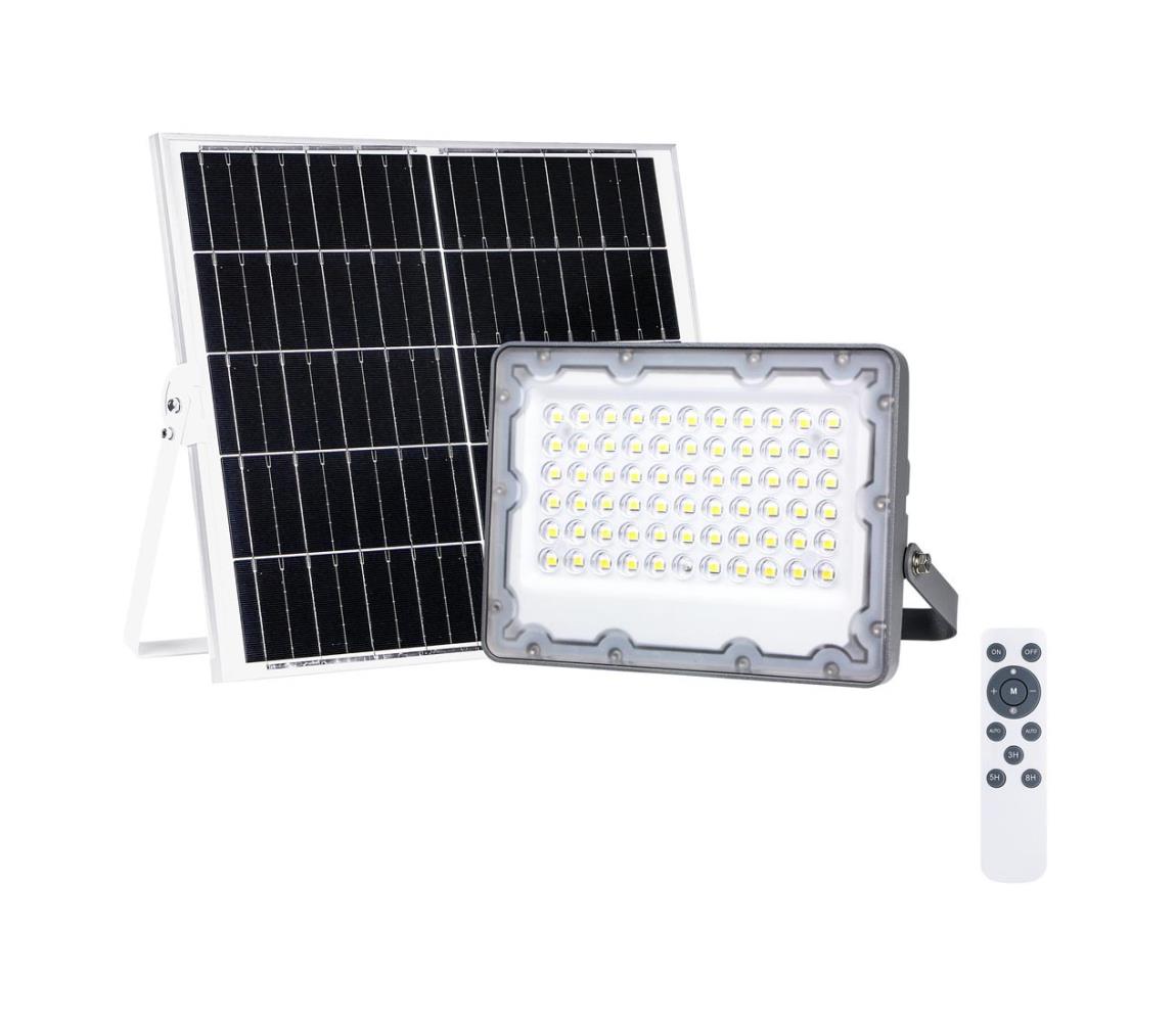  LED Reflektor se solárním panelem FOCUS 60W/10000 mAh 3,2V 6000K IP65 + DO 