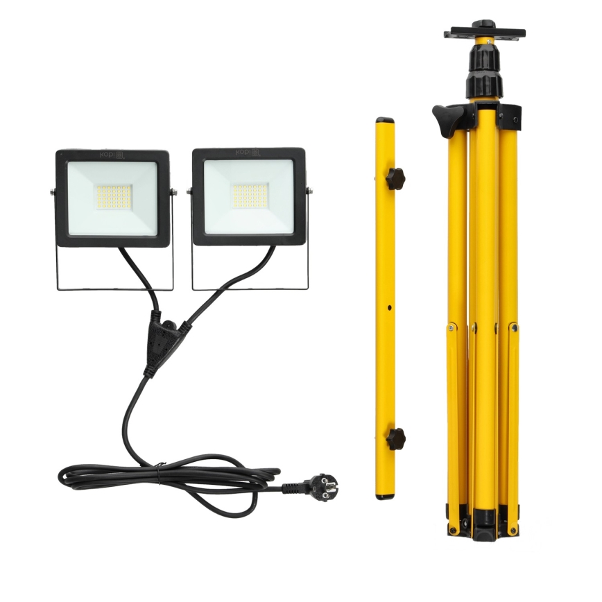 LED Reflektor se stojanem 2xLED/30W/230V IP65