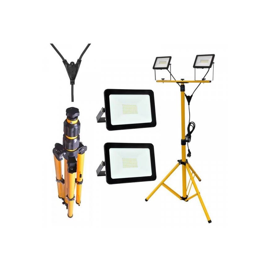 LED Reflektor se stojanem 2xLED/30W/230V IP65