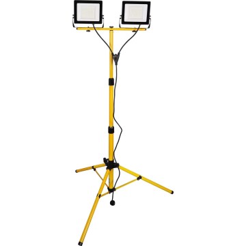 LED Reflektor se stojanem 2xLED/50W/230V 6500K IP65 žlutá
