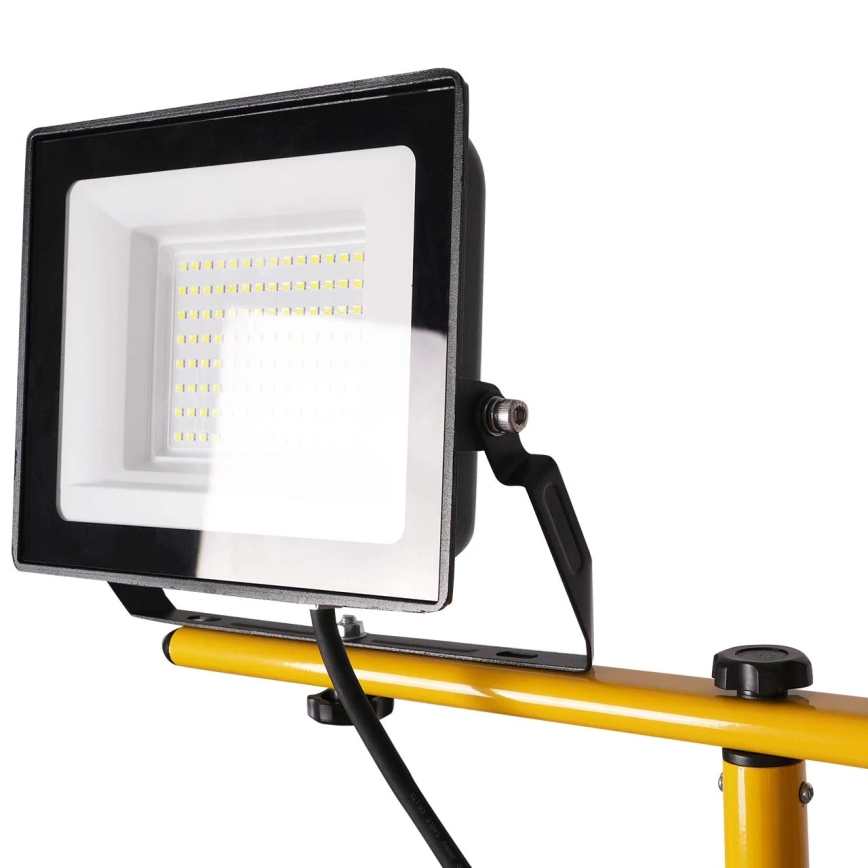 LED Reflektor se stojanem 2xLED/50W/230V 6500K IP65 žlutá