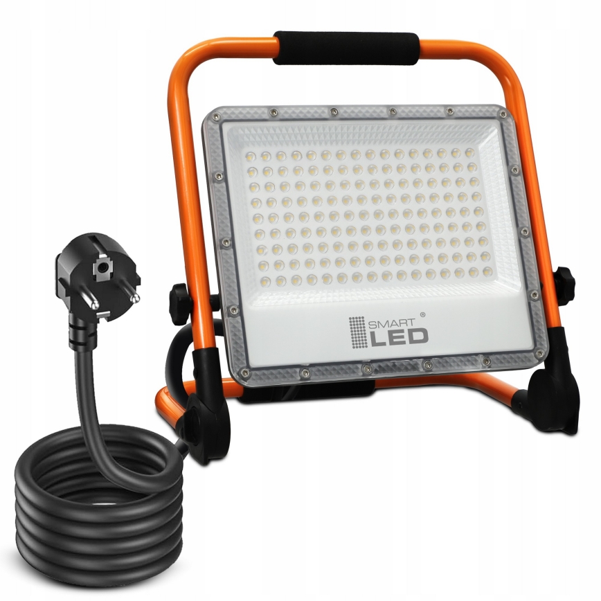 LED Reflektor se stojanem LED/100W/230V 4500K IP65 oranžová