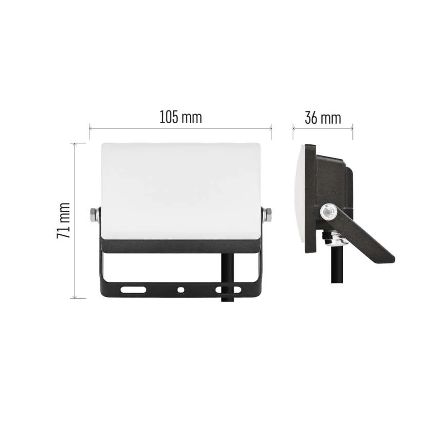 LED Reflektor TAMBO EVO LED/10W/230V 4000K IP65 černá