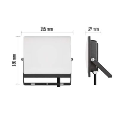 LED Reflektor TAMBO EVO LED/30W/230V 4000K IP65 černá