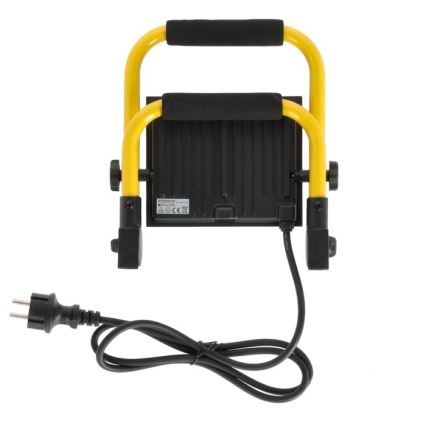 LED Reflektor TIGRA LED/50W/4000K IP54 černá/žlutá