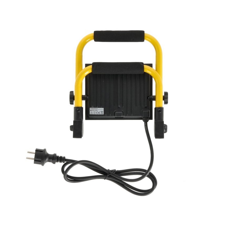 LED Reflektor TIGRA LED/50W/4000K IP54 černá/žlutá