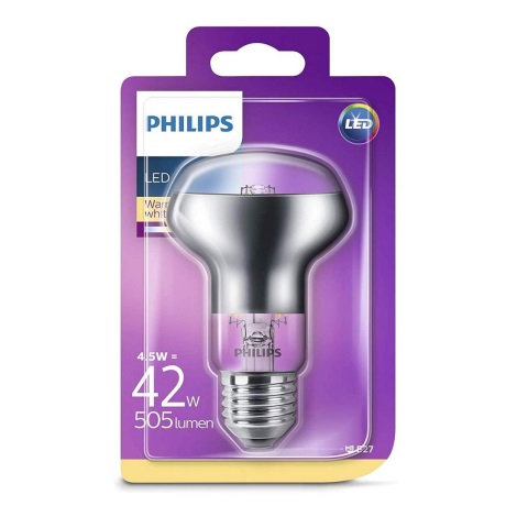 LED Reflektorová žárovka Philips E27/4,5W/230V 2700K