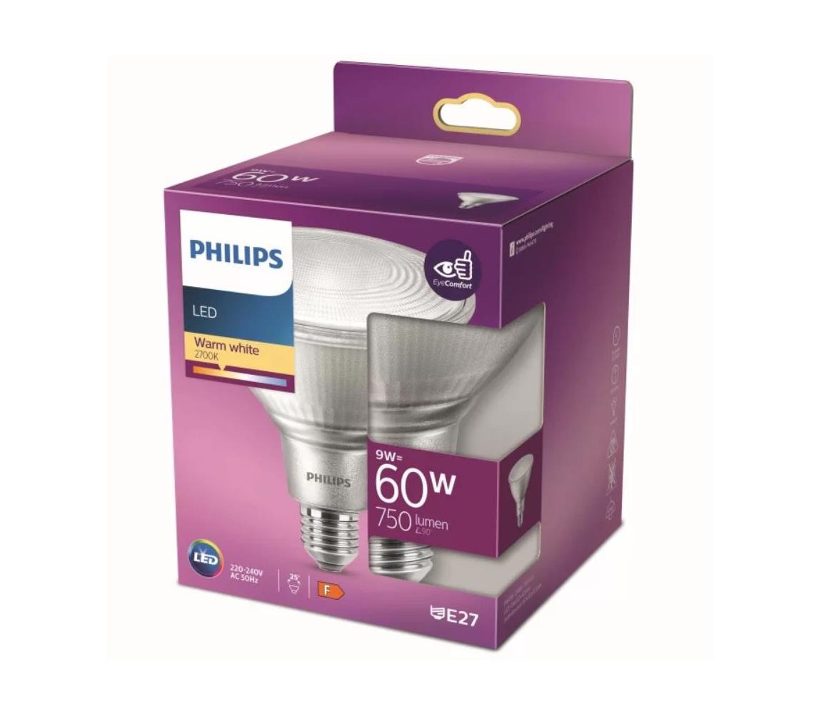 Philips LED Reflektorová žárovka Philips E27/9W/230V 2700K P5554