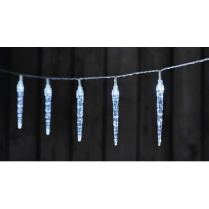 LED  řetěz 10xLED/2xAA 1,65m