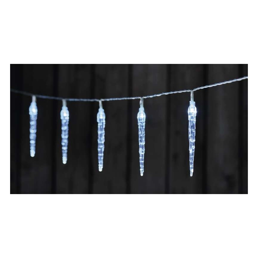 LED  řetěz 10xLED/2xAA 1,65m