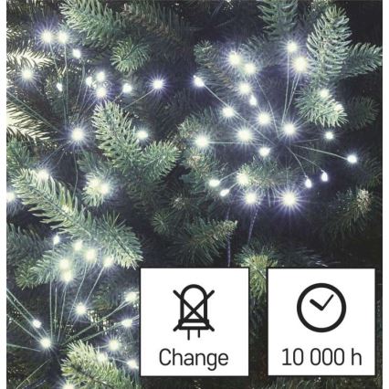 LED  řetěz 150xLED/5,35m studená bílá