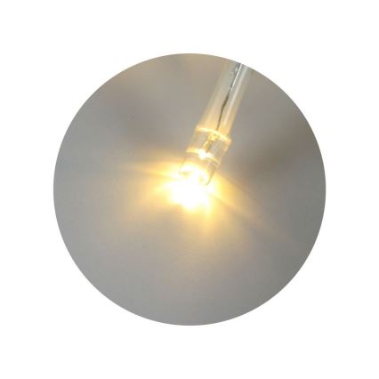 LED Vánoční řetěz 2,5 m 20xLED/3xAA 2700 K