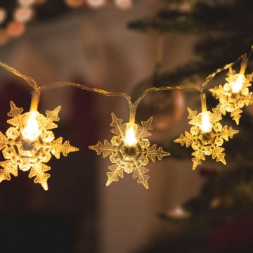 LED řetěz 20xLED/3xAA 2,3m teplá bílá