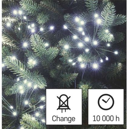 LED  řetěz 300xLED/8,2m studená bílá
