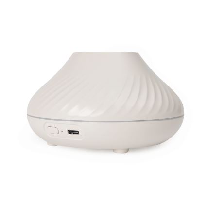 LED RGB Aroma difuzér s imitací plamene LED/6,5W/5V 130ml bílá