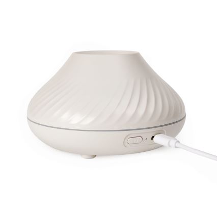 LED RGB Aroma difuzér s imitací plamene LED/6,5W/5V 130ml bílá