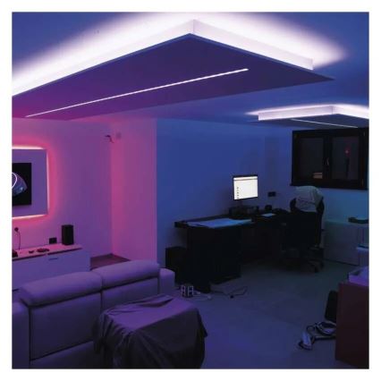 LED RGB+CCT Stmívatelný pásek GOSMART LED/11W/230V 2 m 2700-6500K IP44 Wi-Fi + dálkové ovládání