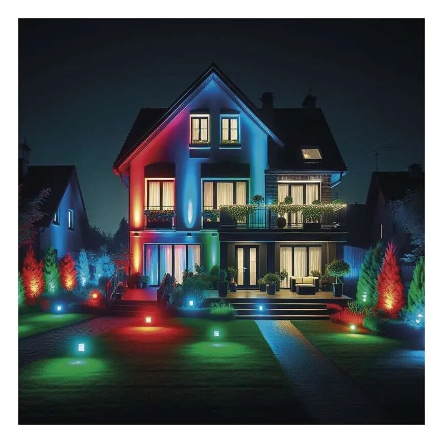 LED RGB+CCT Stmívatelný reflektor GoSmart LED/50W/230V 3000-6500K IP65 Wi-Fi Tuya