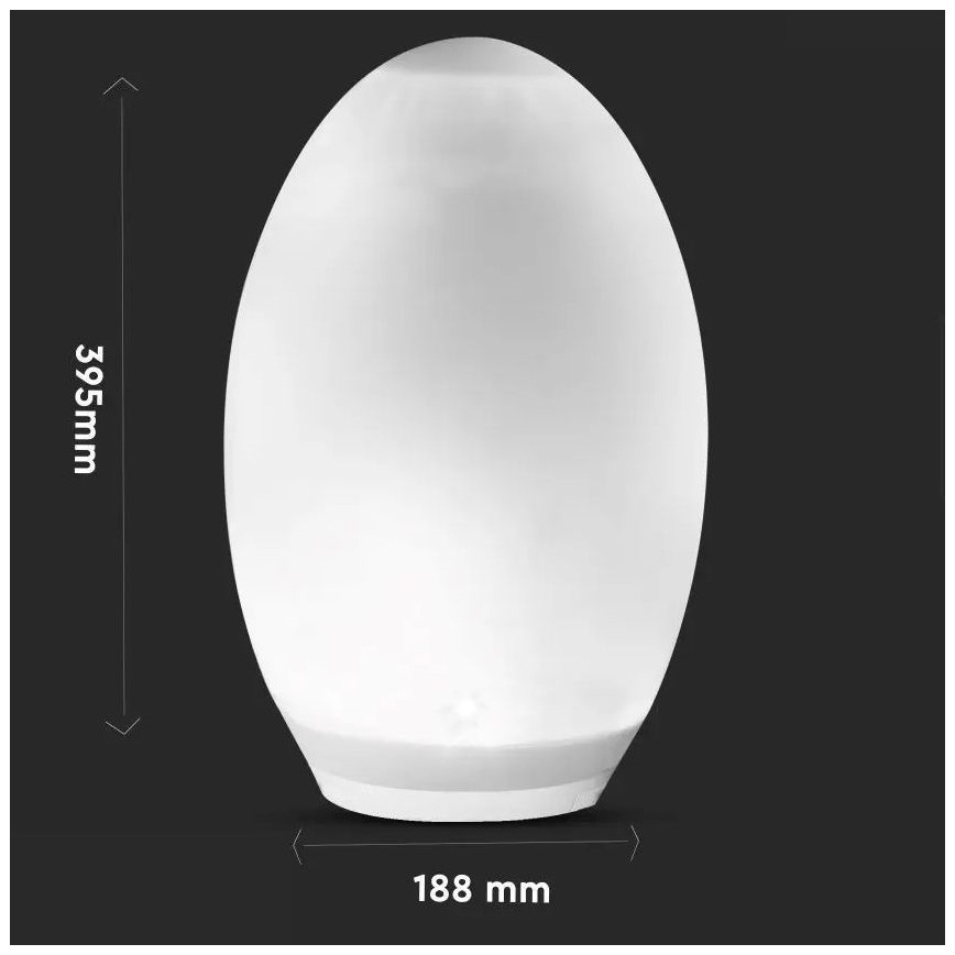 LED RGB Dekorační solární lampa 0,2W/1xAA IP44