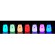 LED RGB Dětská dotyková lampička BEAR LED/0,4W/5V modrá + USB