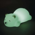 LED RGB Nabíjecí dotykové noční světlo LED/3,7V 1200 mAh medvěd