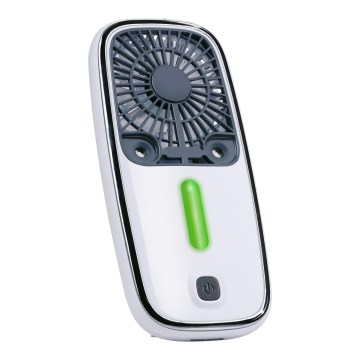LED RGB Nabíjecí kapesní ventilátor s mlhovým efektem 3,7V 1200 mAh