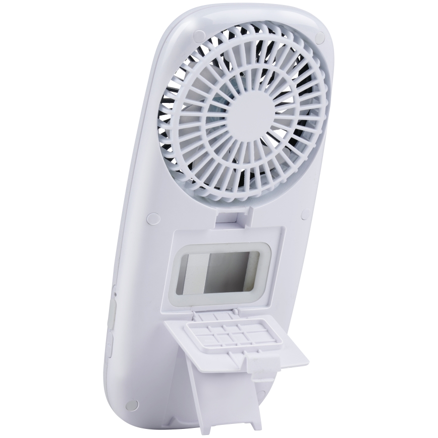 LED RGB Nabíjecí kapesní ventilátor s mlhovým efektem 3,7V 1200 mAh
