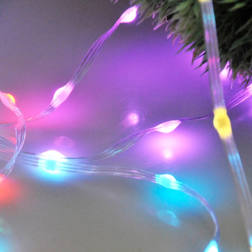 LED RGB  řetěz LED/10W/5V 10 m USB + dálkové ovládání